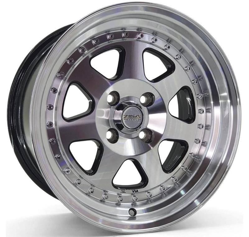 4 rodas zeus modelo taluda euro / aro 15x8 / (4x100) et20
